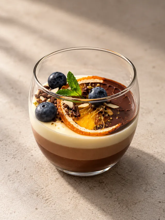 Desert Trei ciocolate